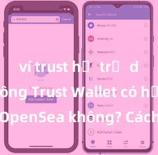 ví trust hỗ trợ dapp không Trust Wallet có hỗ trợ OpenSea không? Cách giao dịch NFT